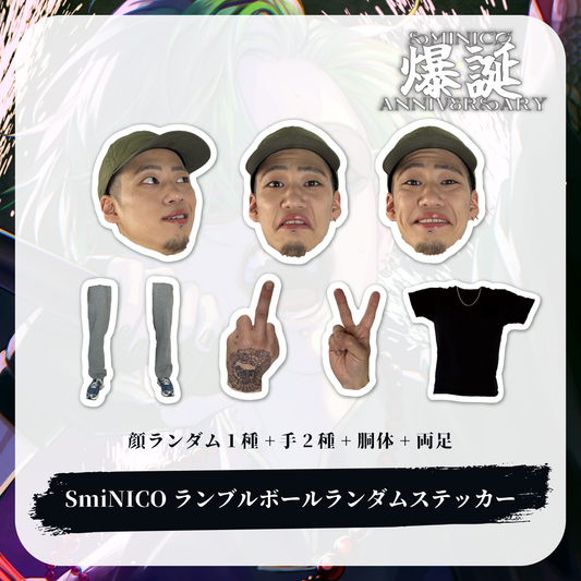 SmiNICO ランブルボールランダムステッカー